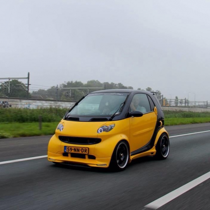 smart fortwo 450 tunning orange